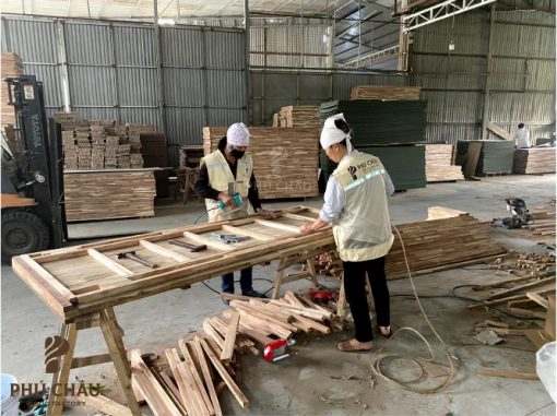Cửa gỗ công nghiệp cho dự án chung cư